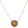 Pilgrim, Royal Bohemia Pendant Necklace, Brown/Silver
