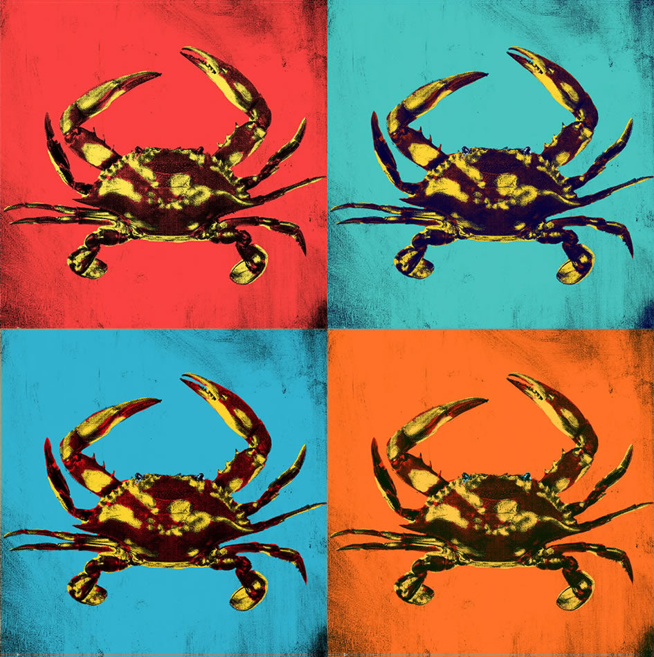 Crabs Pop Art.