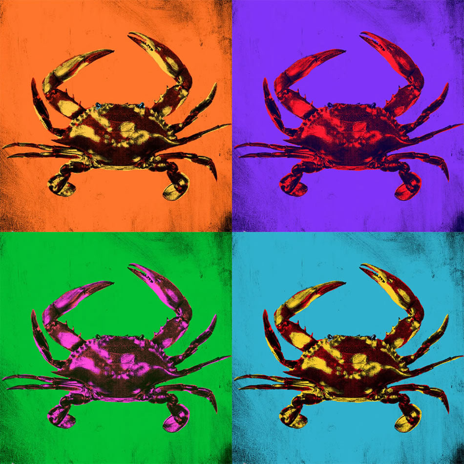 Crabs Pop Art.