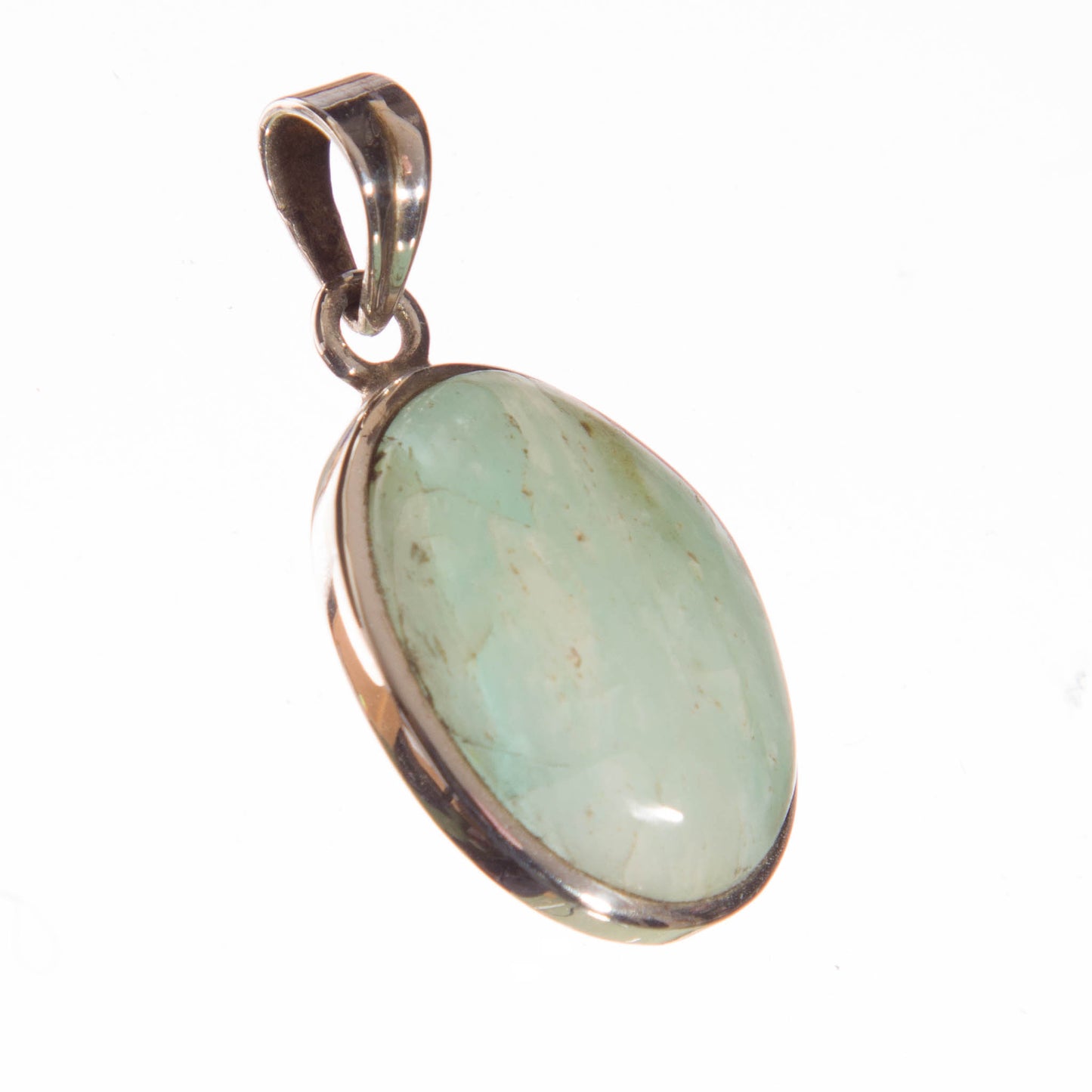 Sterling Silver Pendant with Peruvian Opal