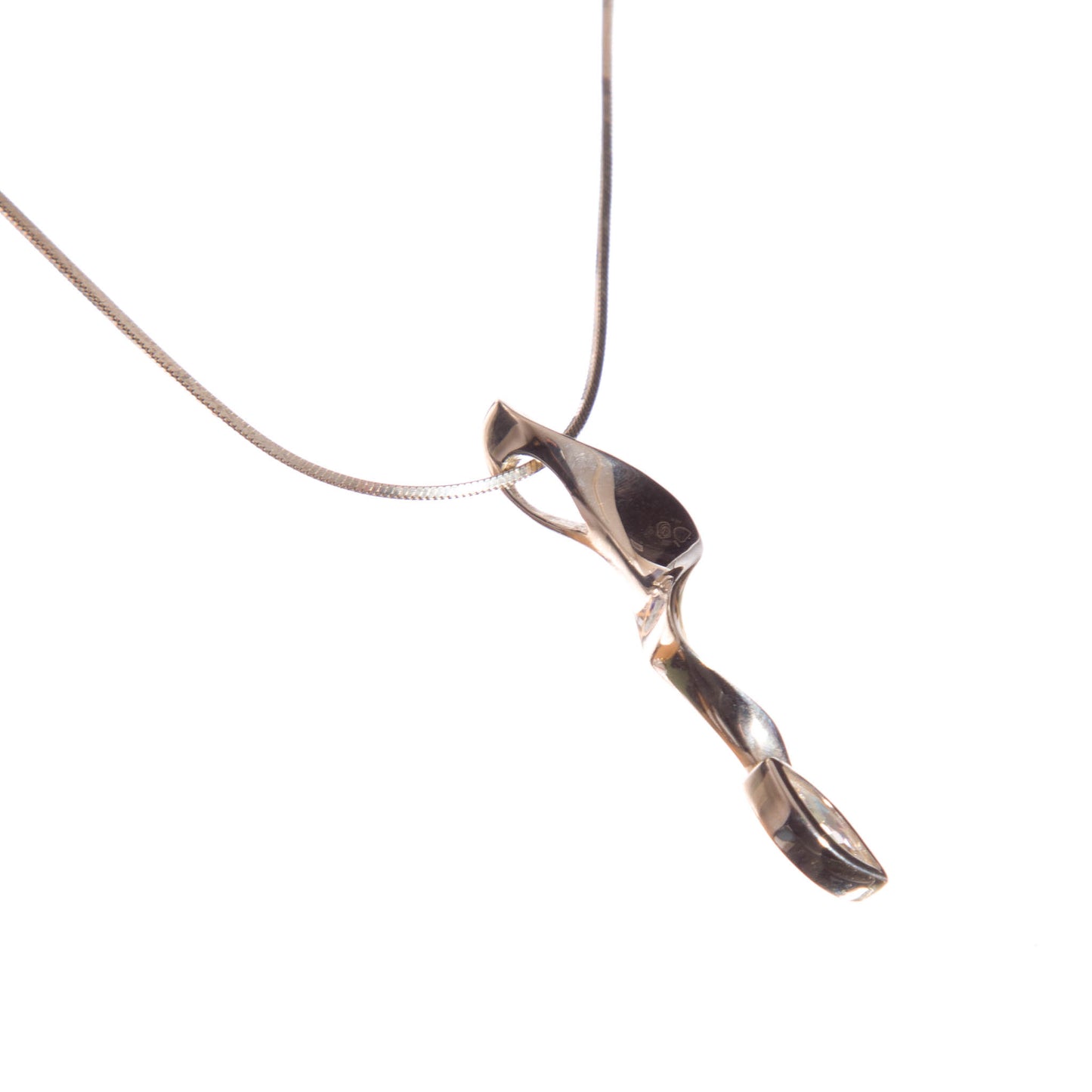 Sterling Silver Scroll Pendant