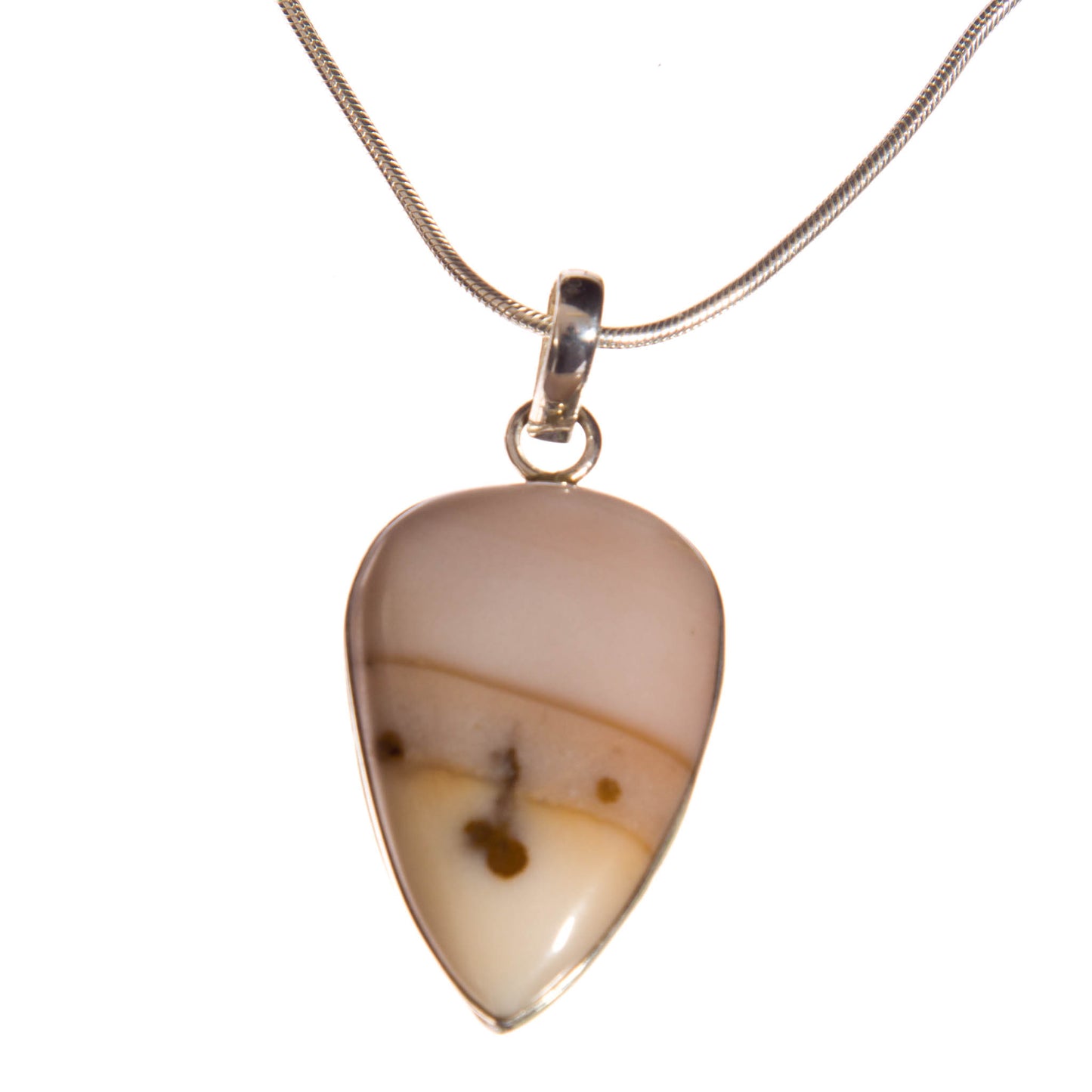 Sterling Silver Pendant with Agate