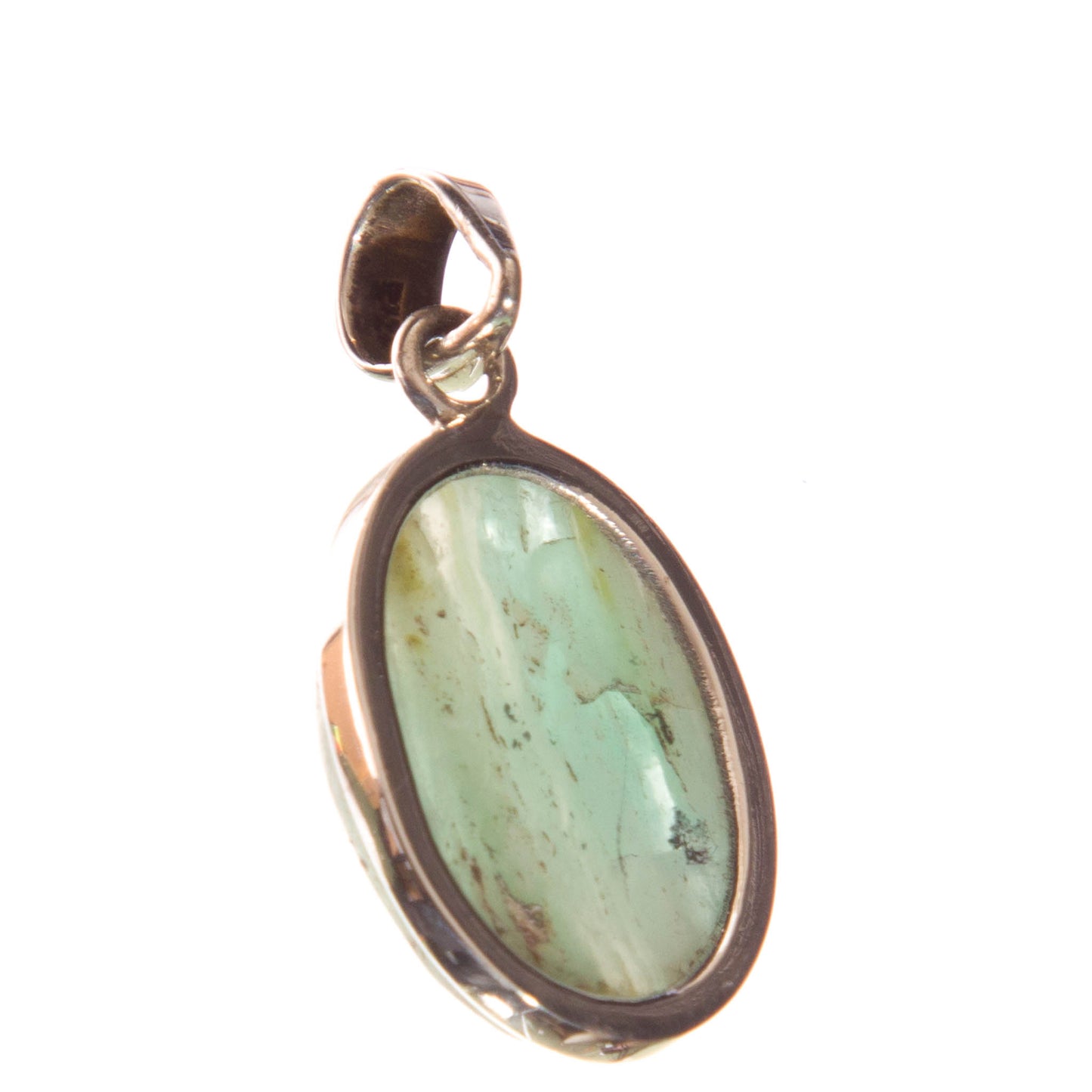 Sterling Silver Pendant with Peruvian Opal
