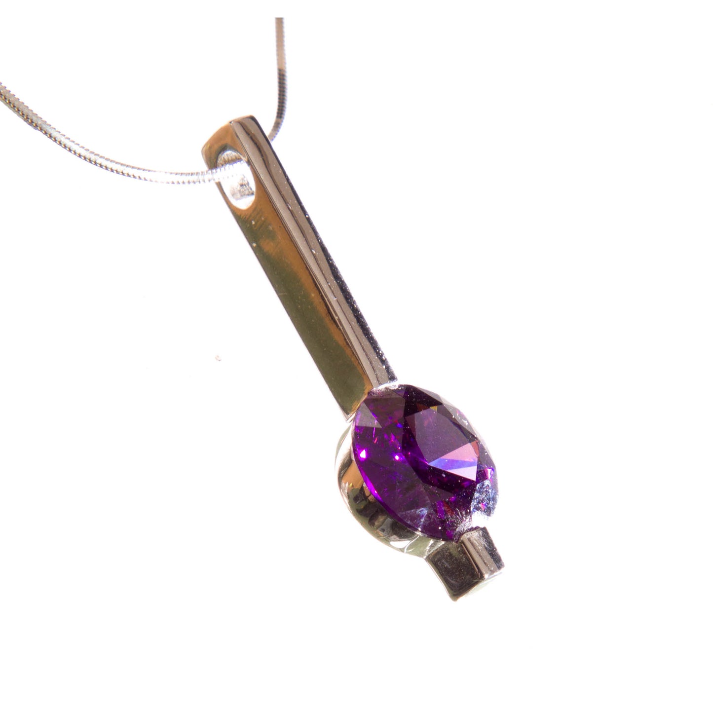 Sterling Silver Cubic Zirconian Pendant