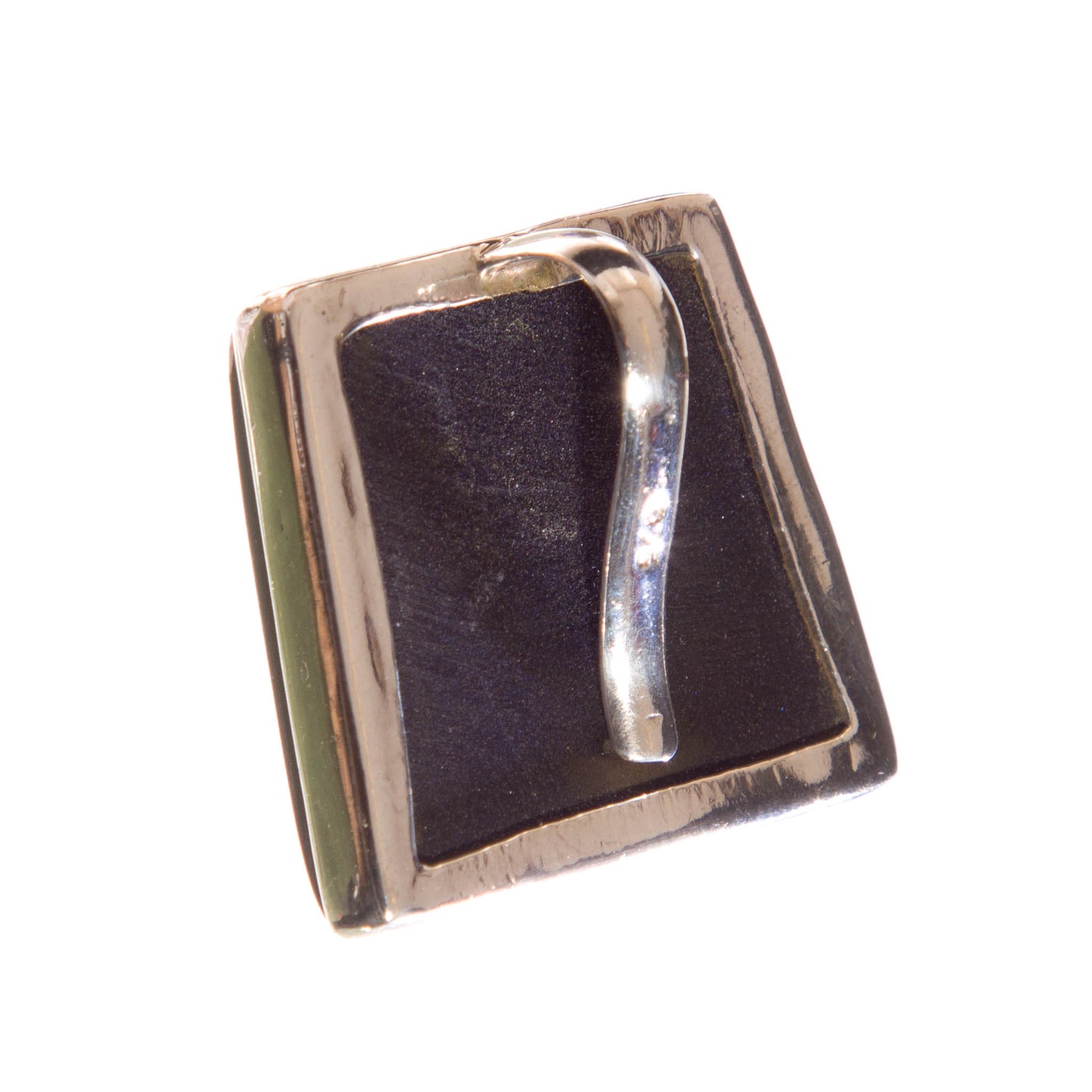 Sterling Silver Pendant with Black Goldstone