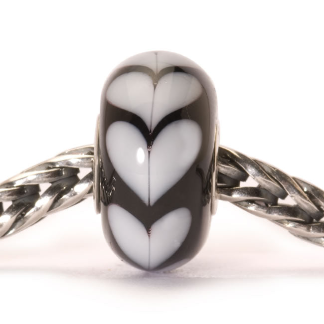Trollbeads, White Heart