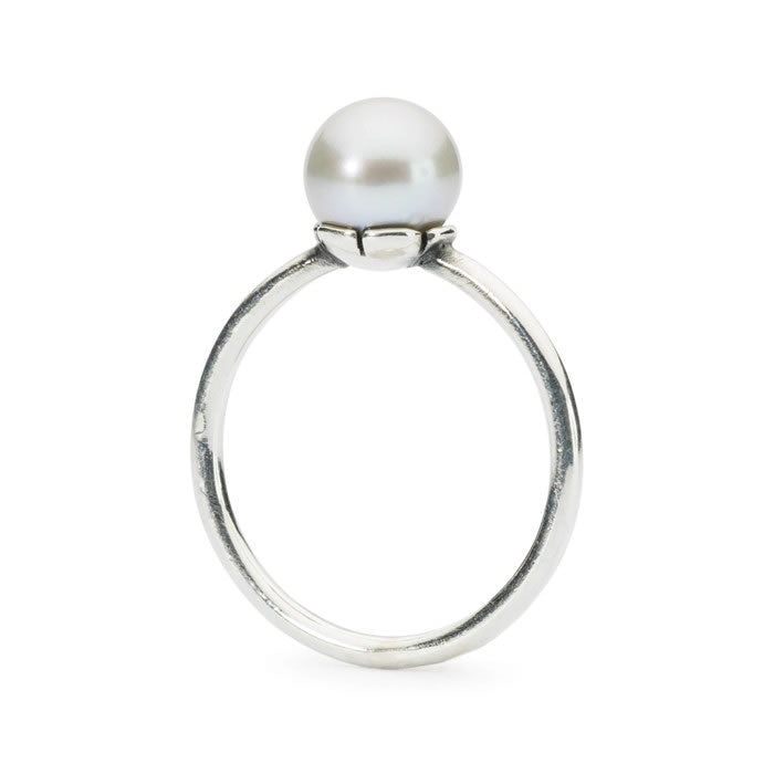 Trollbeads, Grey Pearl Ring