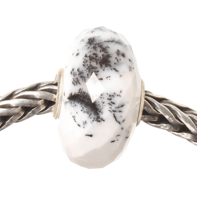 Trollbeads, Faceted Semi Precious, Dendritic Agate