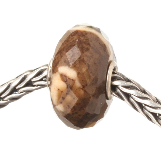 Trollbeads, Faceted Semi Precious, Zebra Jasper