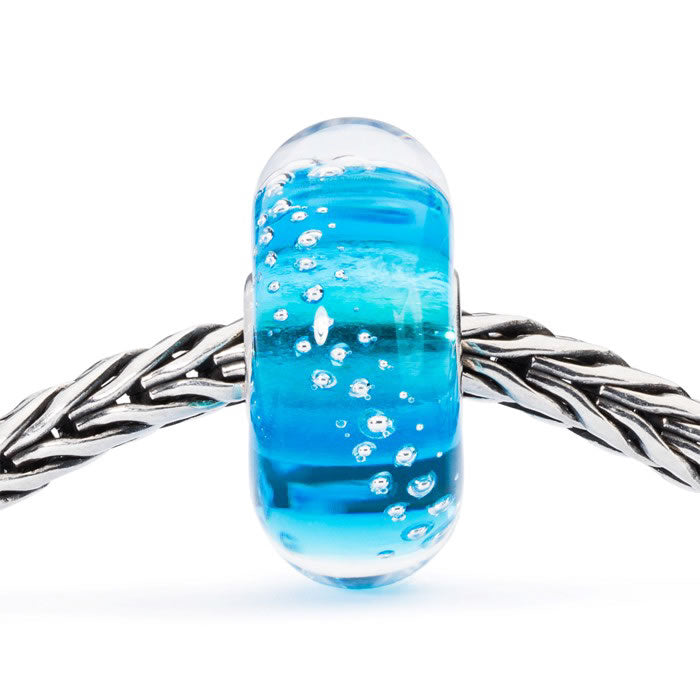 Trollbeads, Silver Trace, Turquoise