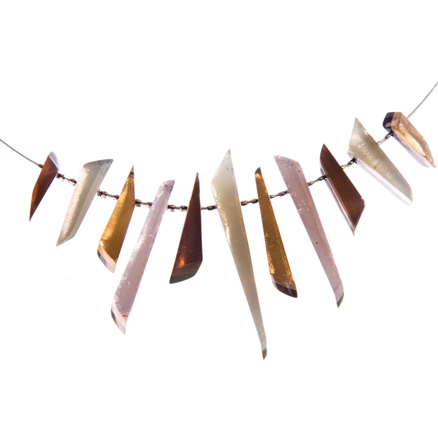 Watch this Space Necklace from the Icicle Collection, Nude colourway