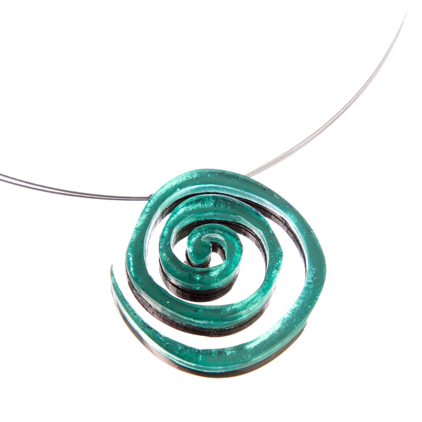 Watch this Space Pendant, Spirals