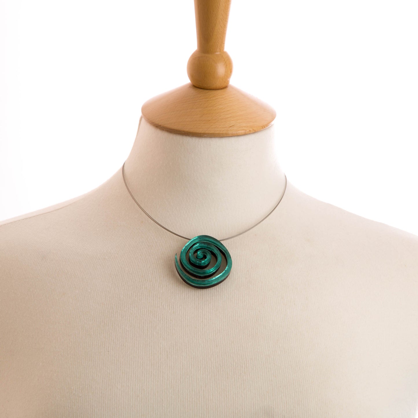 Watch this Space Pendant, Spirals