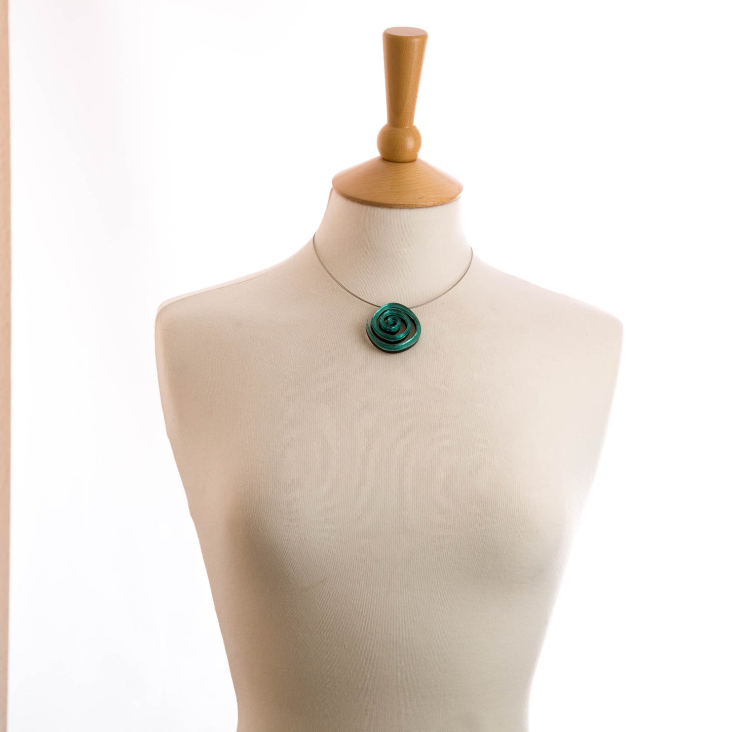 Watch this Space Pendant, Spirals