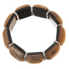 Watch this Space Bracelet from the Antique Squares Collection Gold/Silver