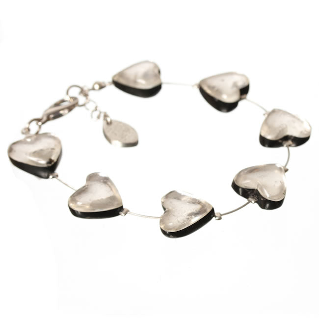 Watch this Space Bracelet, Heart Trail Collection, Silver.