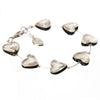 Watch this Space Bracelet,  Heart Trail Collection, Silver.