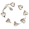 Watch this Space Bracelet,  Heart Trail Collection, Silver.