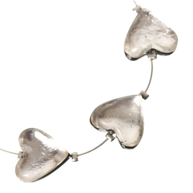 Watch this Space Bracelet, Heart Trail Collection, Silver.