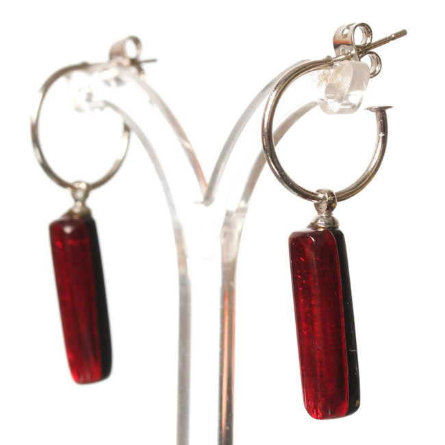 Watch this Space Earrings from the Matchsticks Collection, Rio/Silver