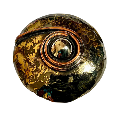 Creative Copper Brooch
