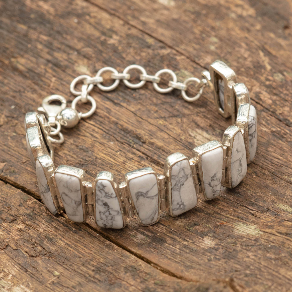 Sterling Silver Bracelet Dendritic Agate