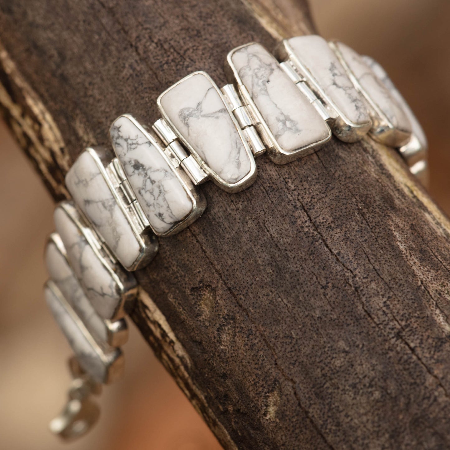 Sterling Silver Bracelet Dendritic Agate