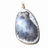 Dendritic Agate set in  Sterling Silver Pendant