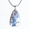 Dendritic Agate set in  Sterling Silver Pendant