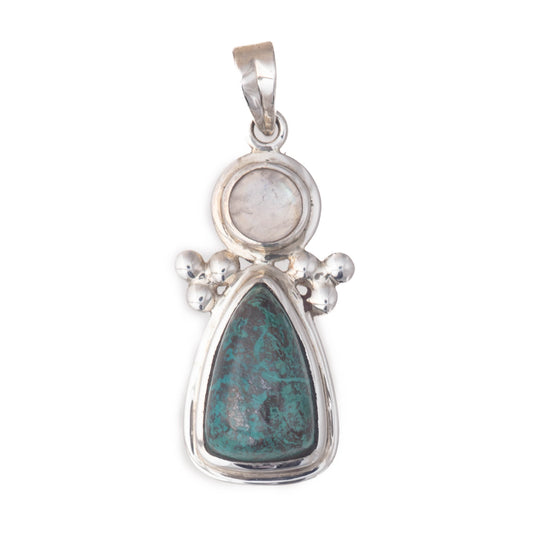 Turquoise, Sterling Silver Pendant