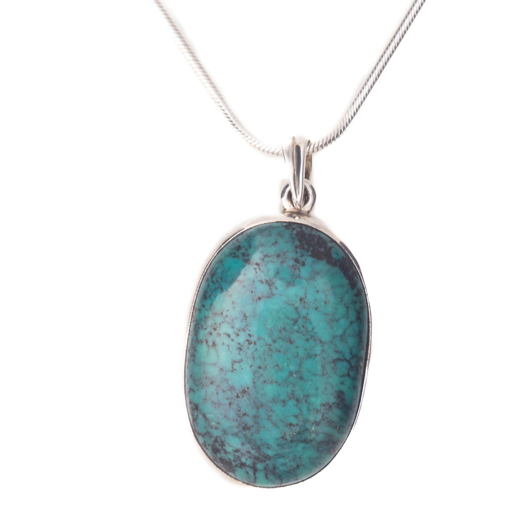 Turquoise, Sterling Silver Pendant