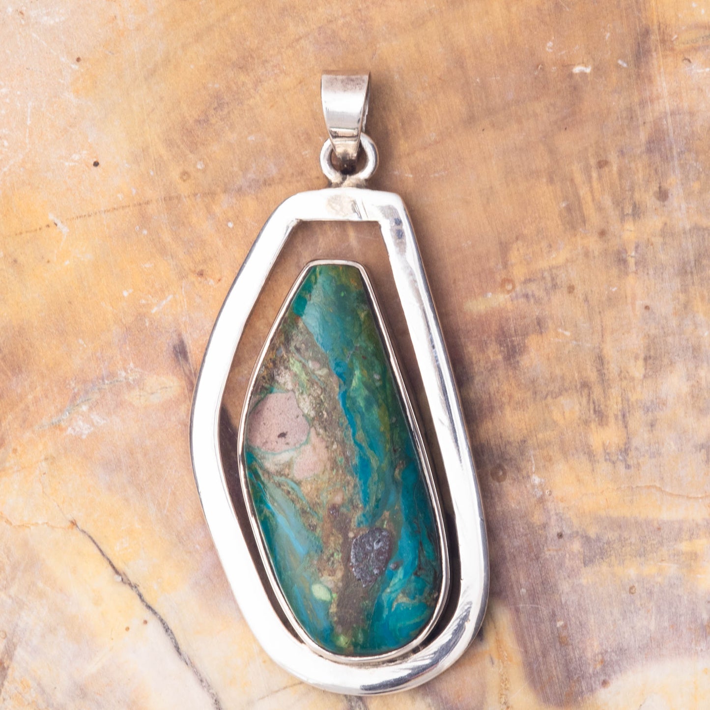 Turquoise, Sterling Silver Pendant