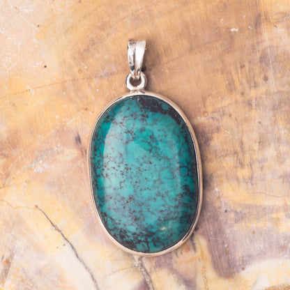 Turquoise, Sterling Silver Pendant