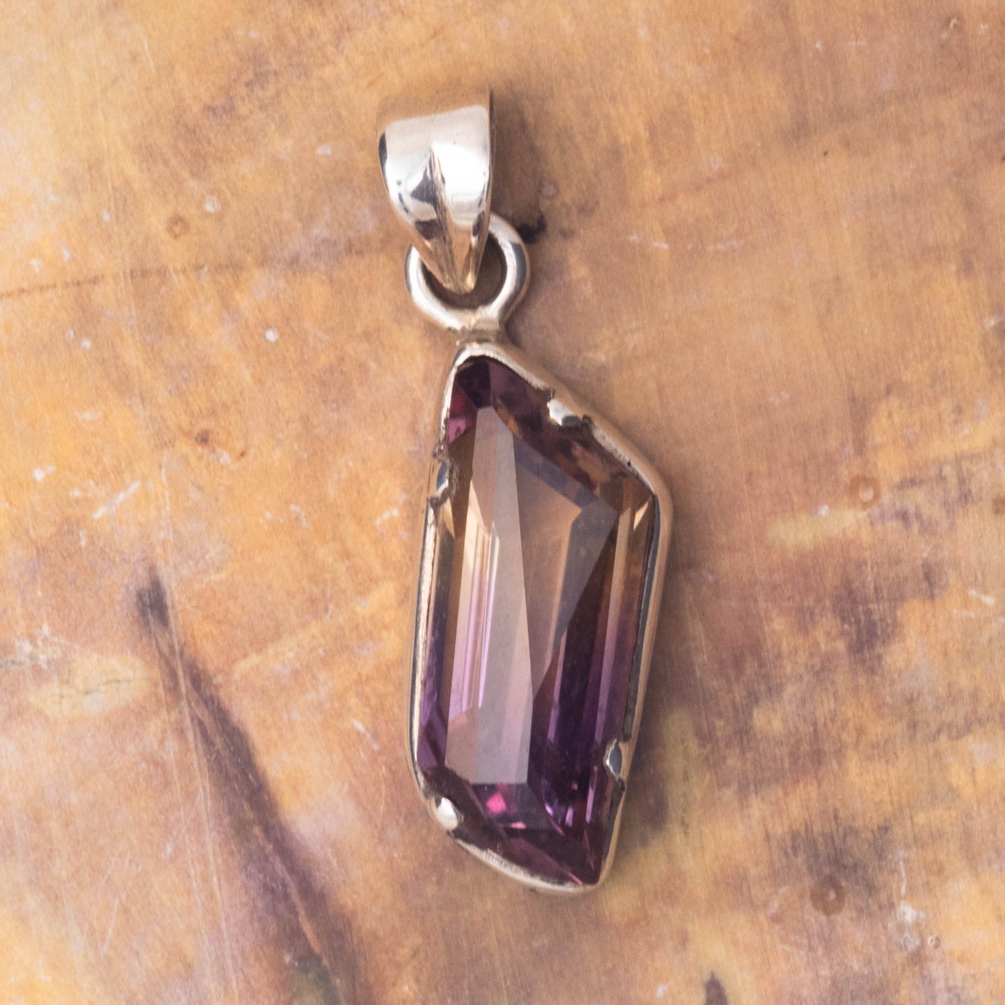 Gemstone, Sterling Silver Pendant