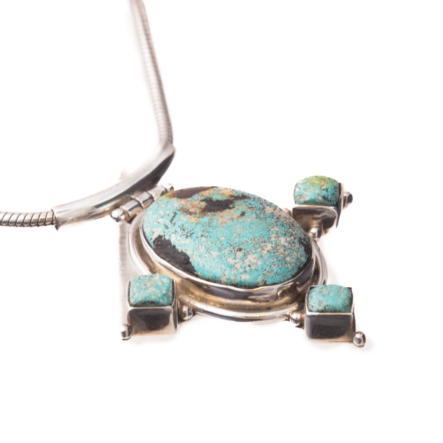 Turquoise, Sterling Silver Pendant