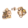 Konplott, Ballroom Crystal Cluster Studs, Lime/Yellow/Gold