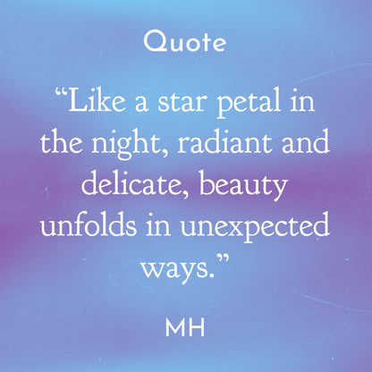 Pilgrim Star Petal Long Pendant, Black/Silver