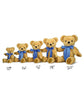 Merrythought London Curly Gold Bear 16 inch with growler