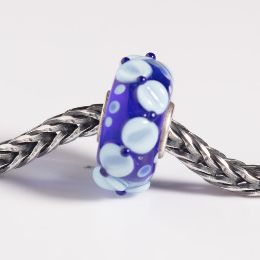 Blue Dot Garden Unique Trollbeads Glass Bead