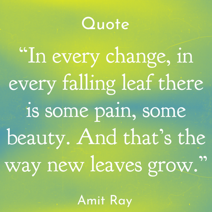 Pilgrim Little Leaves Adjustable Ring, Blue/Silver