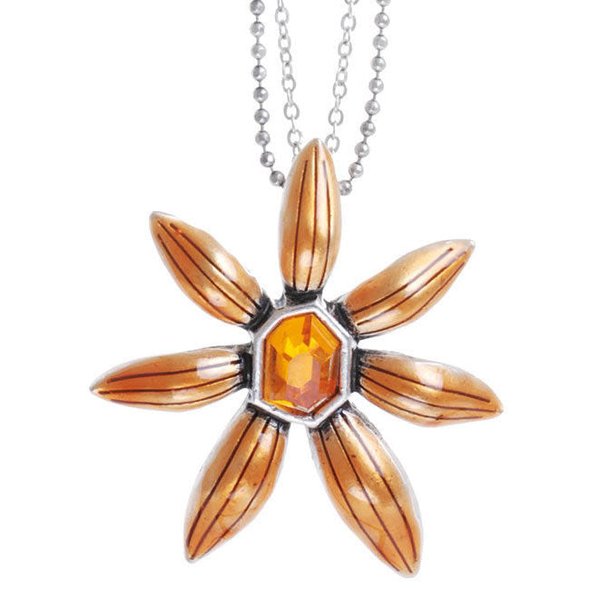 A&C Sweet Flower Pendant, Orange