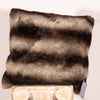 Faux Fur Square Cushion by Helen Moore in Chinchilla, 48cm