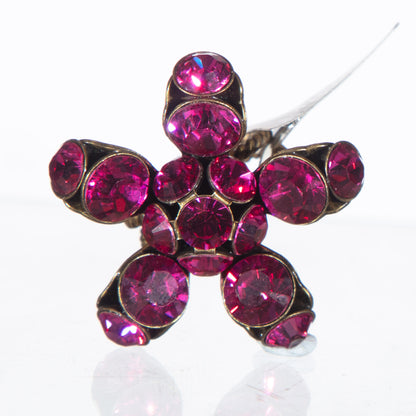 Konplott, Disco Star A Flamboyant Ring, Deep Pink/Gold