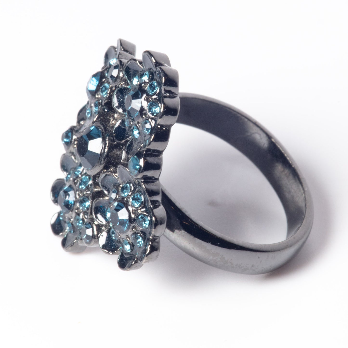 Pilgrim, Expectations, Adjustable Ring in Blue/Hematite