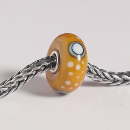 Unique Trollbeads Honey Meadow Glass Bead (Copy 2)