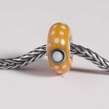 Unique Trollbeads Honey Meadow Glass Bead (Copy)