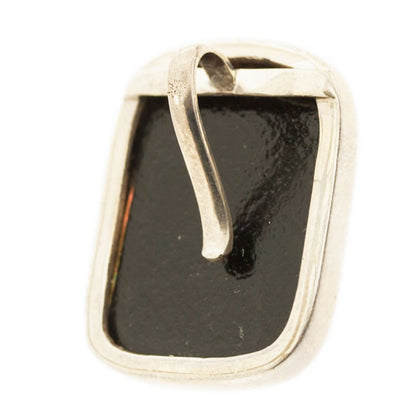 Dichroic Pendant set in Silver