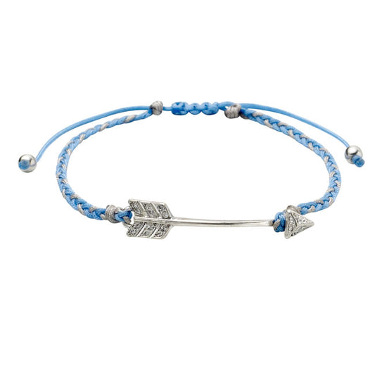 Pilgrim, Friendship Bracelet, Silver Plated, Blue