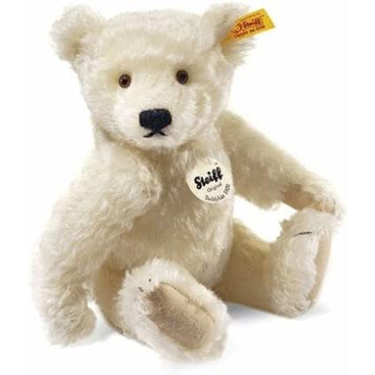 Classic 1920 Replica Stefiff Teddy Bear  White Mohair - 35cm