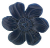 Pilgrim Crazy Flower Adjustable Toe Ring, Blue/Silver